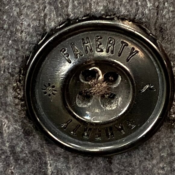 Faherty Corduroy Sportcoat Blazer Men Sz XL Charcoal Gray Academia - Picture 6 of 13